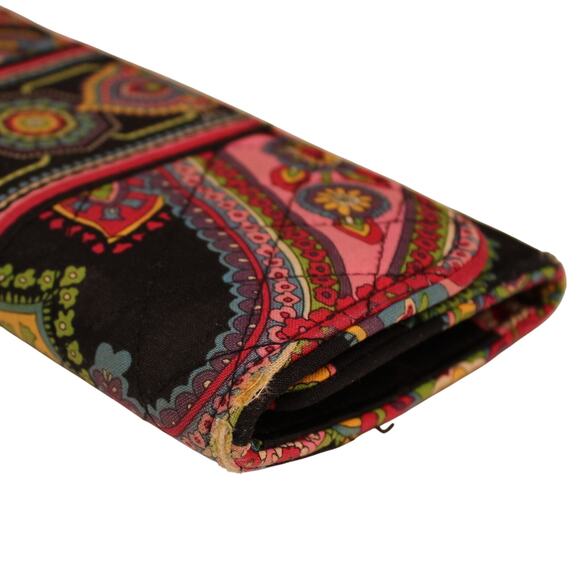 Vera Bradley Julia Turn Lock Satchel Purse & Wallet, Parisian Paisley Pattern - Picture 14 of 16